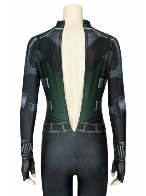 Avengers 3: Infinity War Black Widow Natasha Romanoff Printing Costume Halloween Cosplay Bodysuit