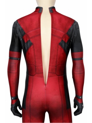 Deadpool Wade Wilson Costume Halloween Cosplay Bodysuit