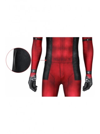 Deadpool Wade Wilson Costume Halloween Cosplay Bodysuit