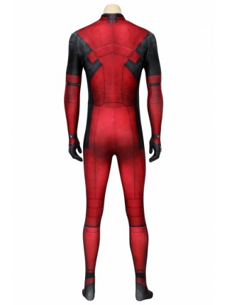 Deadpool Wade Wilson Costume Halloween Cosplay Bodysuit