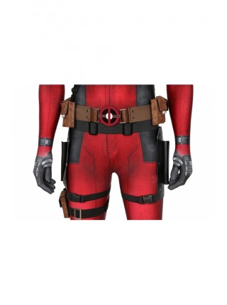 Deadpool Wade Wilson Costume Halloween Cosplay Bodysuit With Accessories