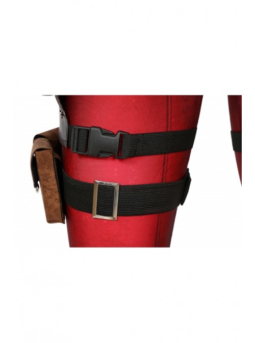 Deadpool Wade Wilson Costume Halloween Cosplay Bodysuit With Accessories