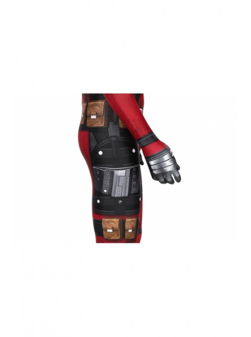 Deadpool Wade Wilson Costume Halloween Cosplay Bodysuit Second Version