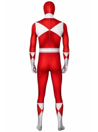 ZyuRanger Red Ranger Tyrannosaurus Geki Costume Halloween Cosplay Bodysuit