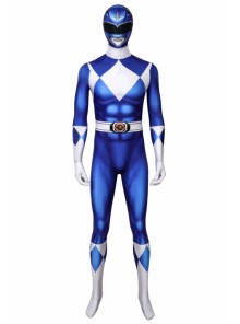 ZyuRanger Blue Ranger Triceratops Dan Costume Halloween Cosplay Bodysuit