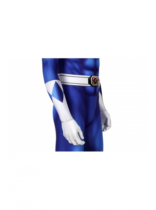 ZyuRanger Blue Ranger Triceratops Dan Costume Halloween Cosplay Bodysuit