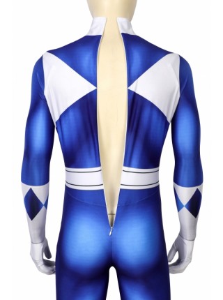 ZyuRanger Blue Ranger Triceratops Dan Costume Halloween Cosplay Bodysuit