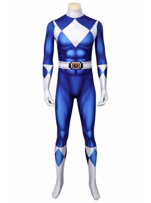 ZyuRanger Blue Ranger Triceratops Dan Costume Halloween Cosplay Bodysuit