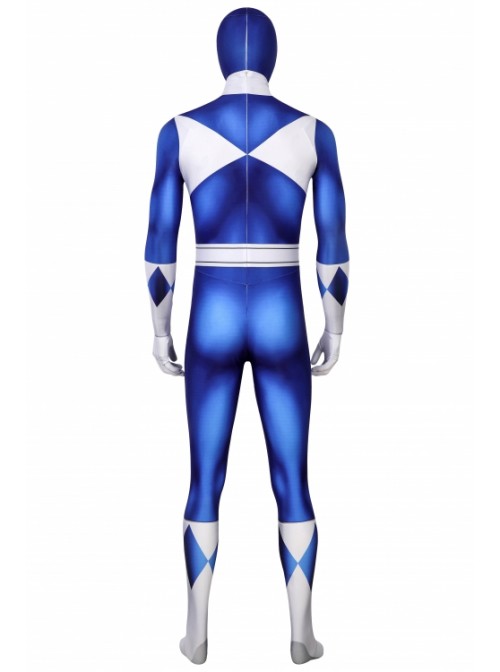 ZyuRanger Blue Ranger Triceratops Dan Costume Halloween Cosplay Bodysuit