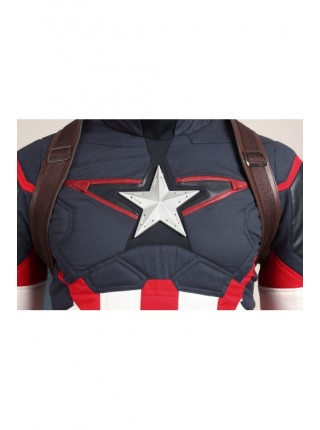 Avengers: Age of Ultron Captain America Steve Rogers Cosplay Costume Set