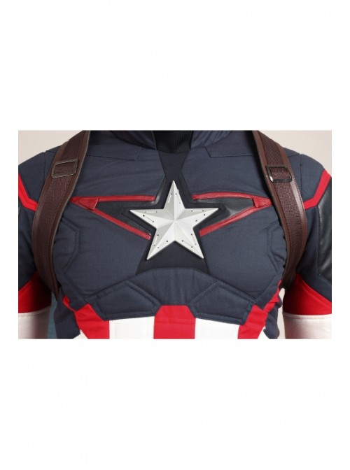 Avengers: Age of Ultron Captain America Steve Rogers Cosplay Costume Set