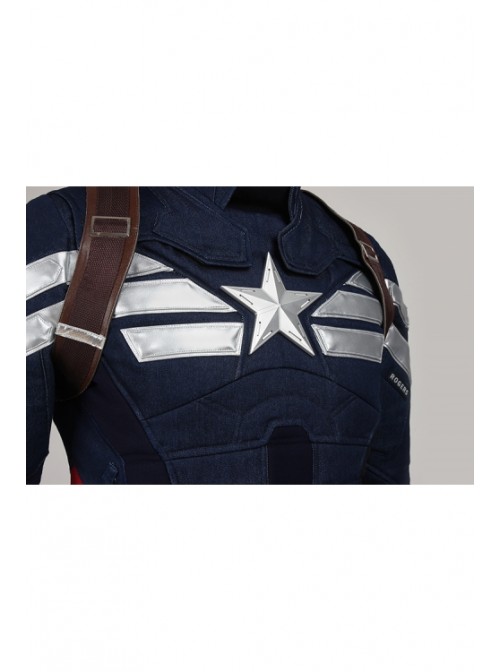 Captain America: The Winter Soldier Steve Rogers Captain America Cosplay Costume Set