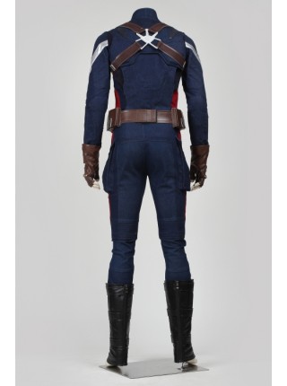 Captain America: The Winter Soldier Steve Rogers Captain America Cosplay Costume Set