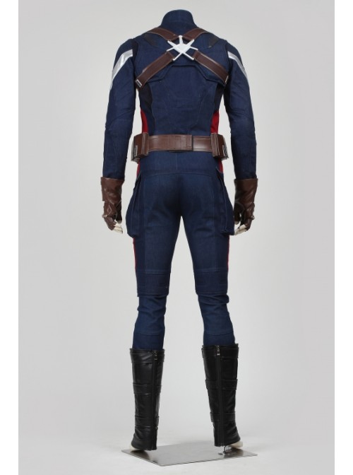 Captain America: The Winter Soldier Steve Rogers Captain America Cosplay Costume Set