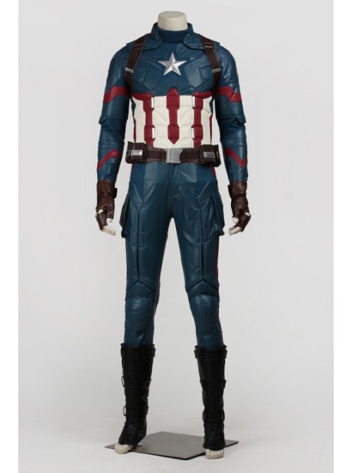 Captain America: Civil War Steve Rogers Captain America Cosplay Costume Set