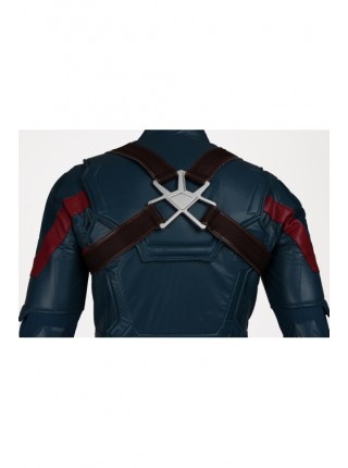 Captain America: Civil War Steve Rogers Captain America Cosplay Costume Set