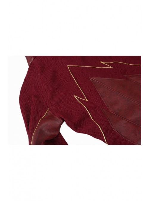 The Flash Season 1 Barry Allen Red Background Yellow Lightning Logo Suit The Flash Costume Halloween Superhero Cosplay