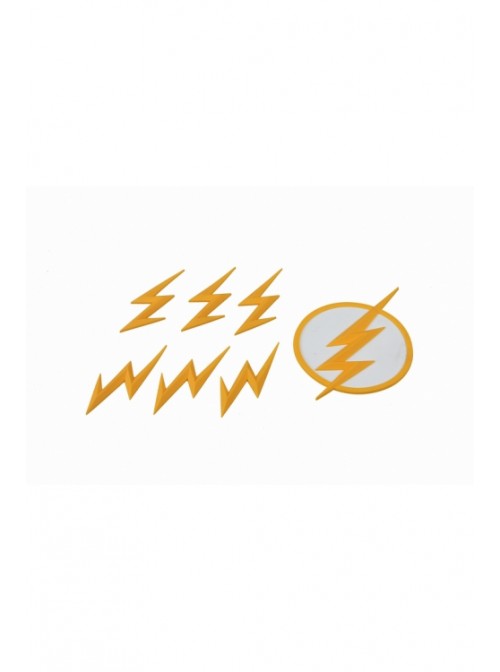 The Flash Season 2 Barry Allen White Background Yellow Lightning Logo Suit The Flash Costume Halloween Superhero Cosplay