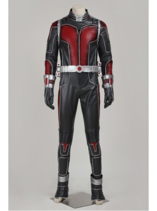 Ant-Man Scott Lang PU Leather Costume Suit Halloween Cosplay