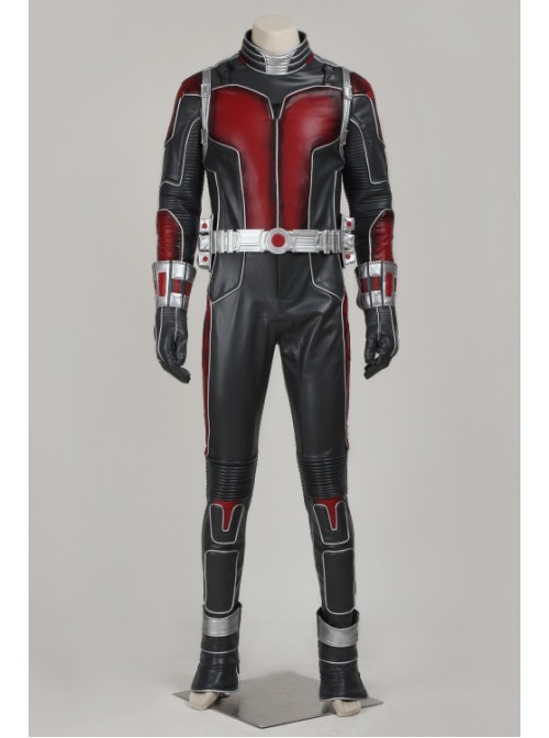 Ant-Man Scott Lang PU Leather Costume Suit Halloween Cosplay