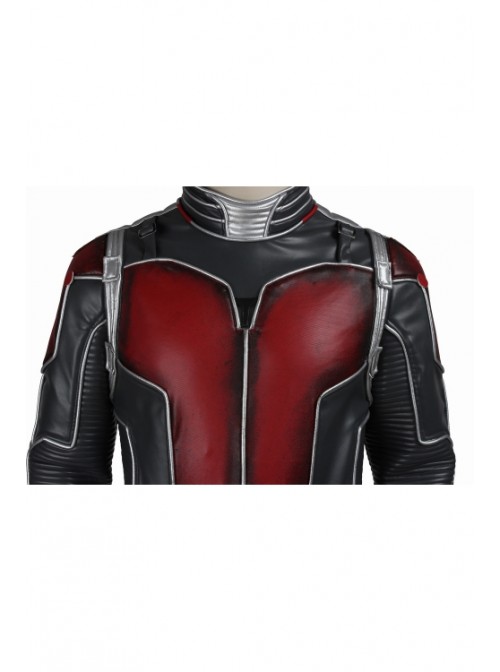 Ant-Man Scott Lang PU Leather Costume Suit Halloween Cosplay