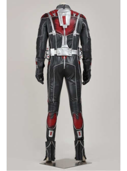 Ant-Man Scott Lang PU Leather Costume Suit Halloween Cosplay