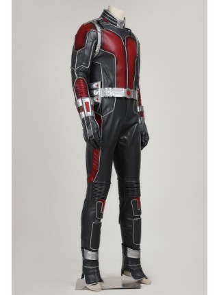 Ant-Man Scott Lang PU Leather Costume Suit Halloween Cosplay