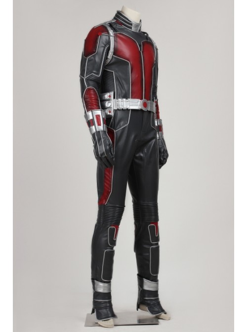 Ant-Man Scott Lang PU Leather Costume Suit Halloween Cosplay