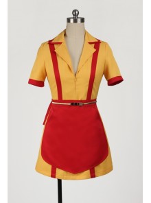 2 Broke Girls Caroline Dress Halloween Cosplay Costume