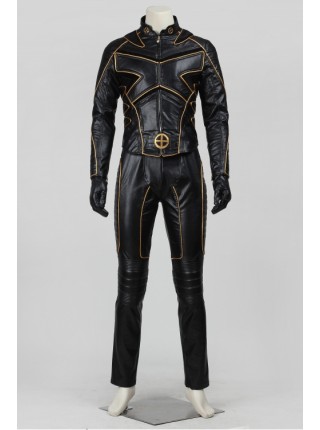 Movie X-Men 2 Wolverine Black Battle Suit Halloween Cosplay Costume