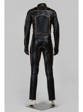 Movie X-Men 2 Wolverine Black Battle Suit Halloween Cosplay Costume