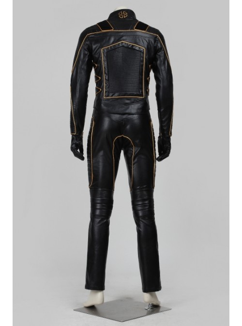 Movie X-Men 2 Wolverine Black Battle Suit Halloween Cosplay Costume