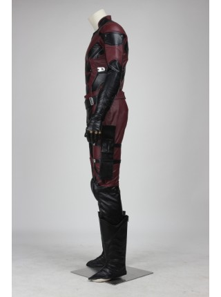 Daredevil Matt Murdock Red Battle Suit Halloween Cosplay Costume