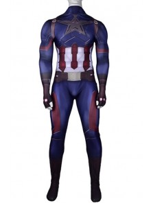 Captain America Infinity War Captain America Tights Men's Costume