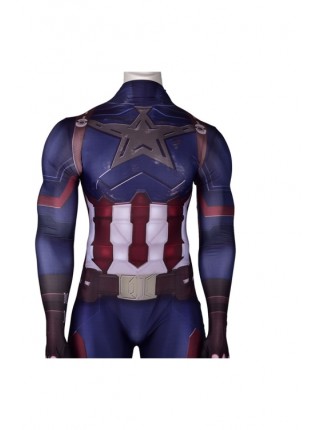 Captain America Infinity War Captain America Tights Men's Costume