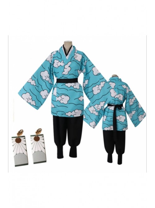 Demon Slayer Team uniform Kazomon Tanjiro cosplay costume set