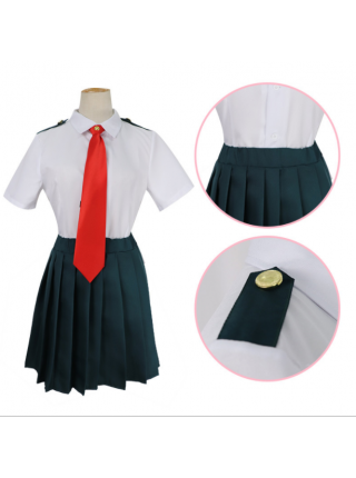 My Hero Academia Xiongying Middle School Shirts Girls Cosplay Costume Short Sleeve Summer