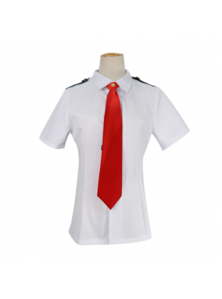 My Hero Academia Xiongying Middle School Shirts Girls Cosplay Costume Short Sleeve Summer