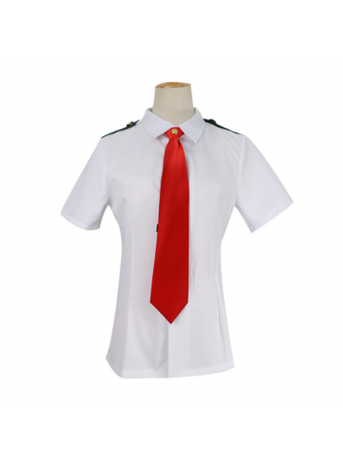 My Hero Academia Xiongying Middle School Shirts Girls Cosplay Costume Short Sleeve Summer