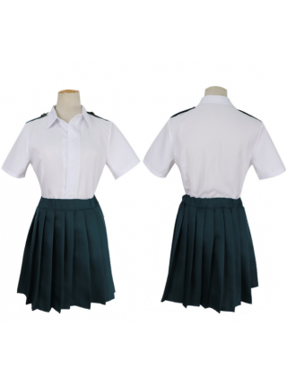 My Hero Academia Xiongying Middle School Shirts Girls Cosplay Costume Short Sleeve Summer