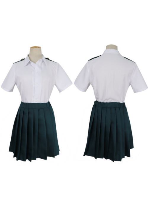 My Hero Academia Xiongying Middle School Shirts Girls Cosplay Costume Short Sleeve Summer