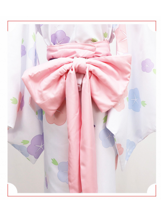 Re: Life In A Different World From Zero Rem kimono yukata flower festival costume Ram cosplay female suit