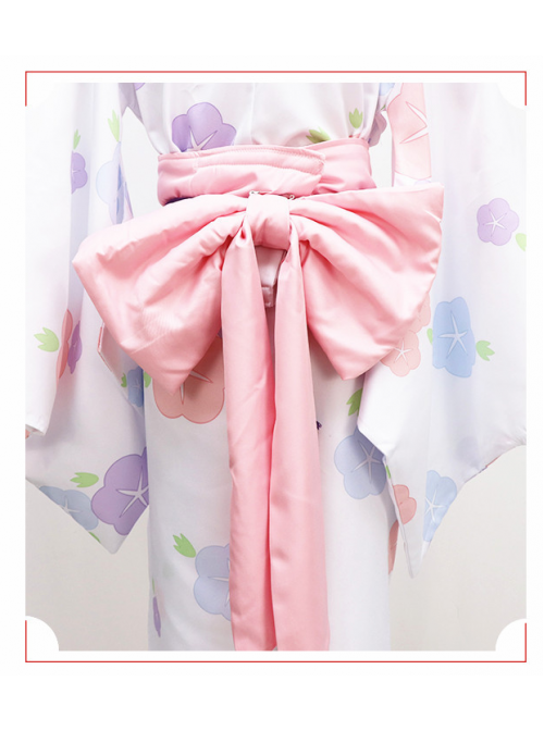 Re: Life In A Different World From Zero Rem kimono yukata flower festival costume Ram cosplay female suit