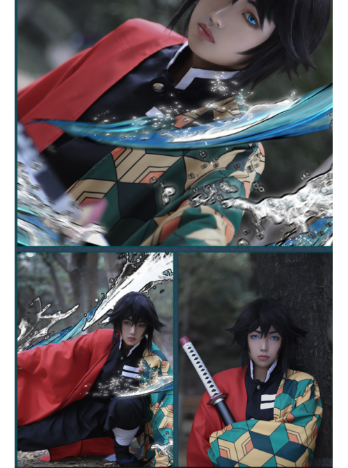 Demon Slayer Cosplay Ghost Kill Team Tomioka Yoshiyuki Cos Service Ghost Kill Team Hefeng Uniform Cosply Service