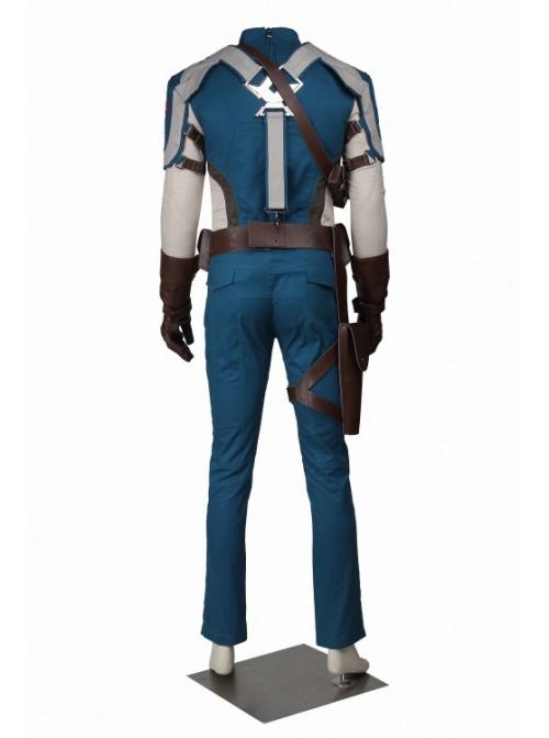 Captain America: The First Avenger Steve Rogers Halloween Cosplay Costume Set