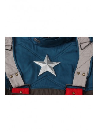 Captain America: The First Avenger Steve Rogers Halloween Cosplay Costume Set