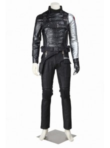 Captain America: The Winter Soldier Bucky Barnes Halloween Cosplay Costume