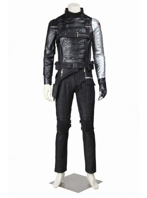 Captain America: The Winter Soldier Bucky Barnes Halloween Cosplay Costume