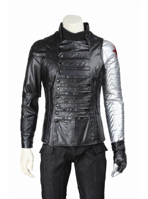 Captain America: The Winter Soldier Bucky Barnes Halloween Cosplay Costume