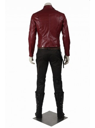 Guardians Of The Galaxy Star-Lord Peter Quill Red Jacket Set Halloween Cosplay Costume